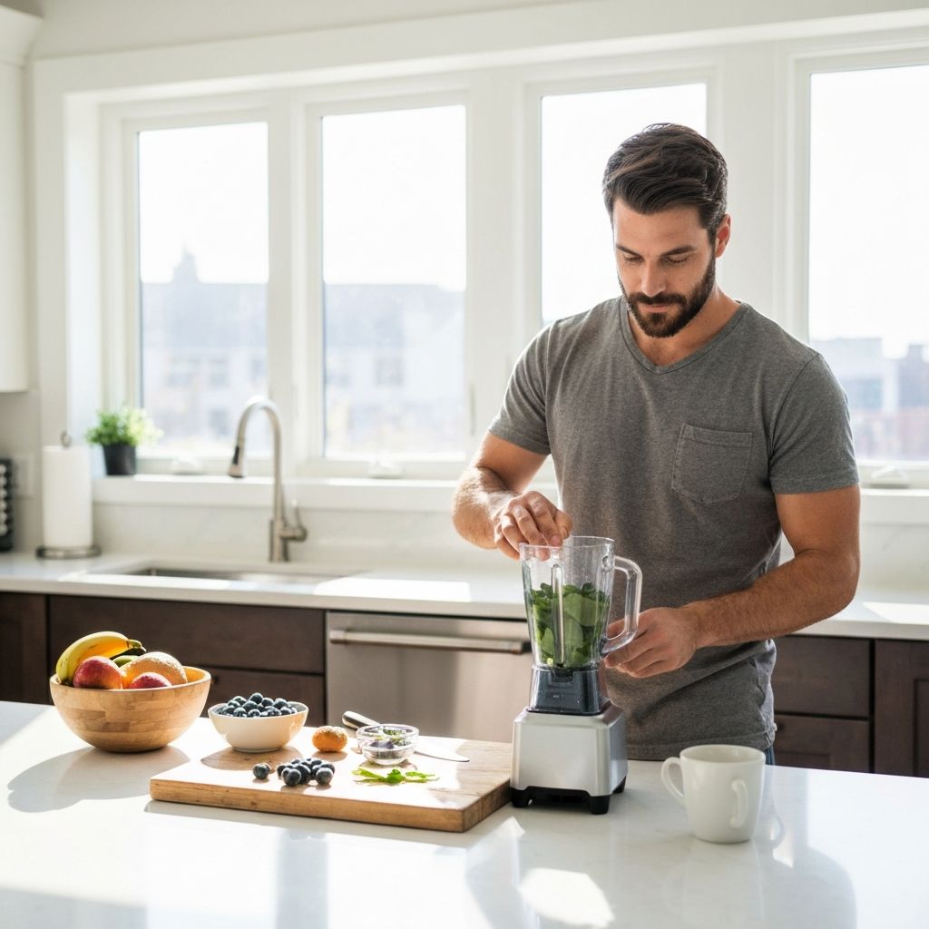 Preparing healthy breakfast